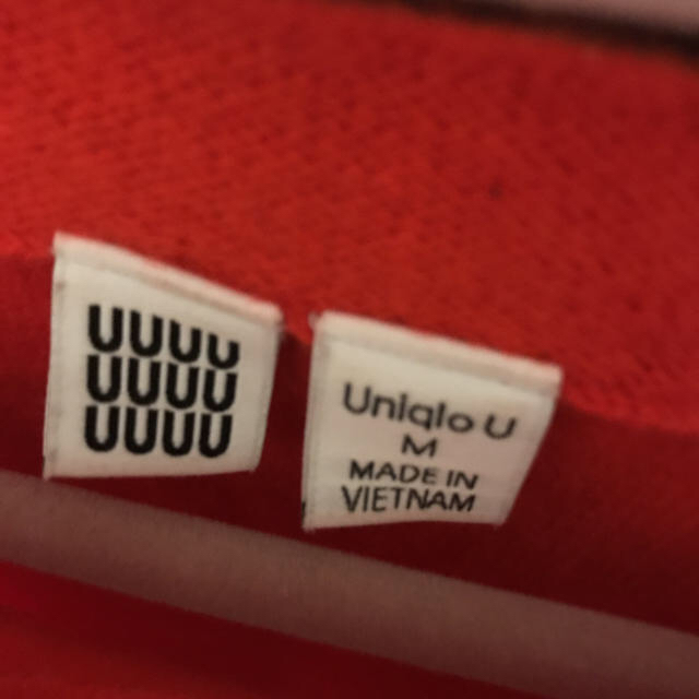 UNIQLO(ユニクロ)のUNIQLO U オレンジニット レディースのトップス(ニット/セーター)の商品写真