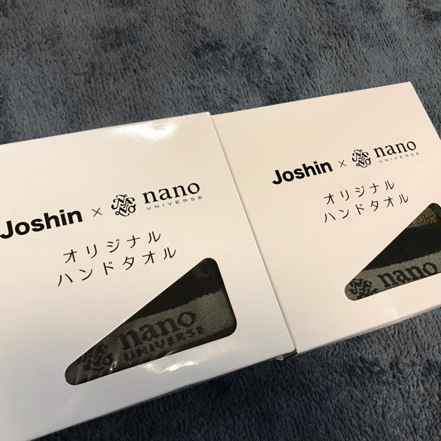 nano・universe(ナノユニバース)のJoshin×ナノユニバースハンドタオル レディースのファッション小物(ハンカチ)の商品写真