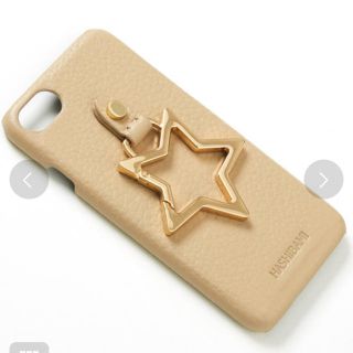 ユナイテッドアローズ(UNITED ARROWS)のハシバミ hashibami iPhone ケース ベージュ(iPhoneケース)