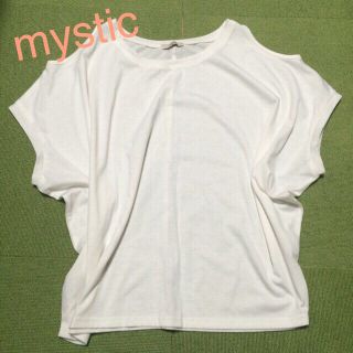 ミスティック(mystic)のmystic 肩出し ドルマンTシャツ(Tシャツ(半袖/袖なし))