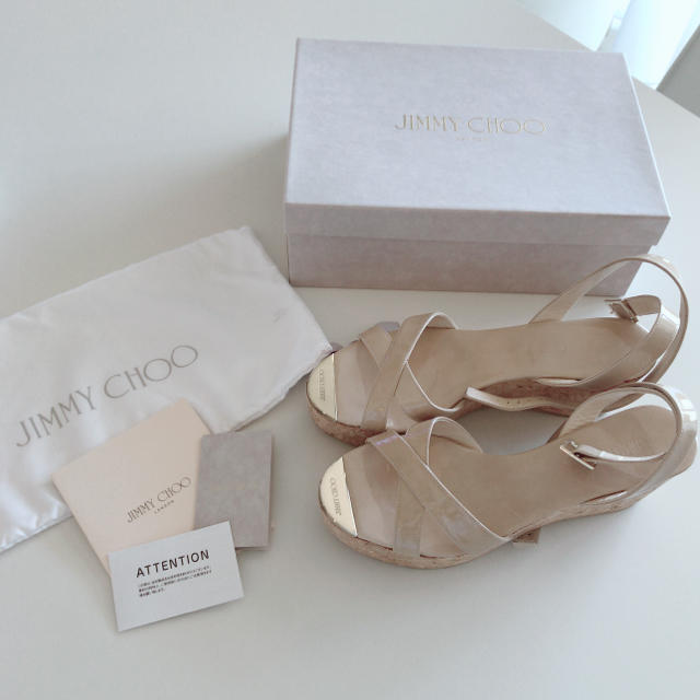 JIMMY CHOO(ジミーチュウ)のジミーチュウ♡ウエッジソールサンダル レディースの靴/シューズ(サンダル)の商品写真