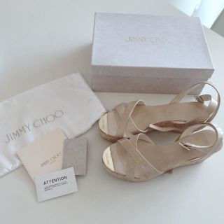 ジミーチュウ(JIMMY CHOO)のジミーチュウ♡ウエッジソールサンダル(サンダル)