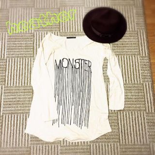 ヘザー(heather)の MonsterプリントロゴT ヘザー(Tシャツ(長袖/七分))