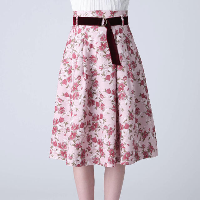 dazzlin(ダズリン)のdazzlin 花柄フレアスカート レディースのスカート(ひざ丈スカート)の商品写真