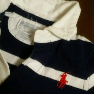 ラルフローレン(Ralph Lauren)のラルフ ボーダーロンパース(ロンパース)