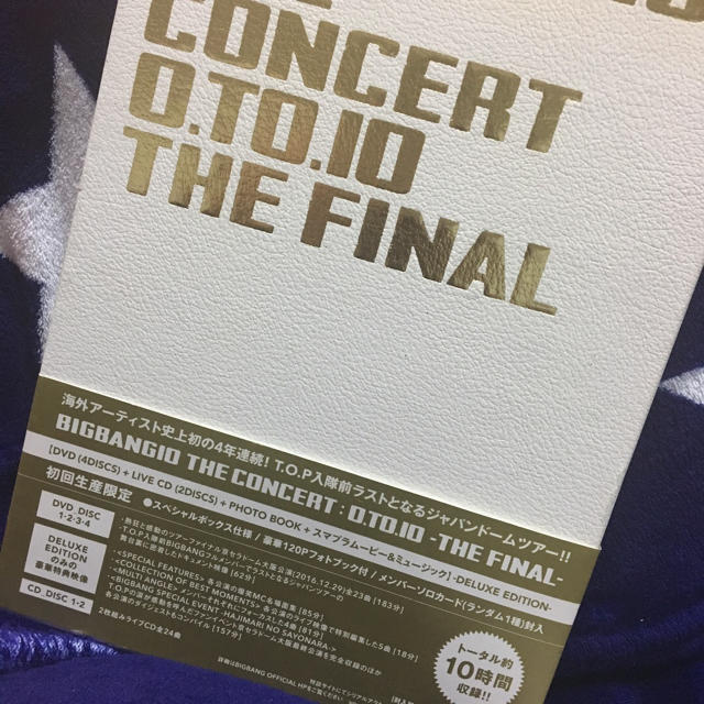 BIGBANG LIVE DVD 初回限定盤 O.TO.10 FINAL