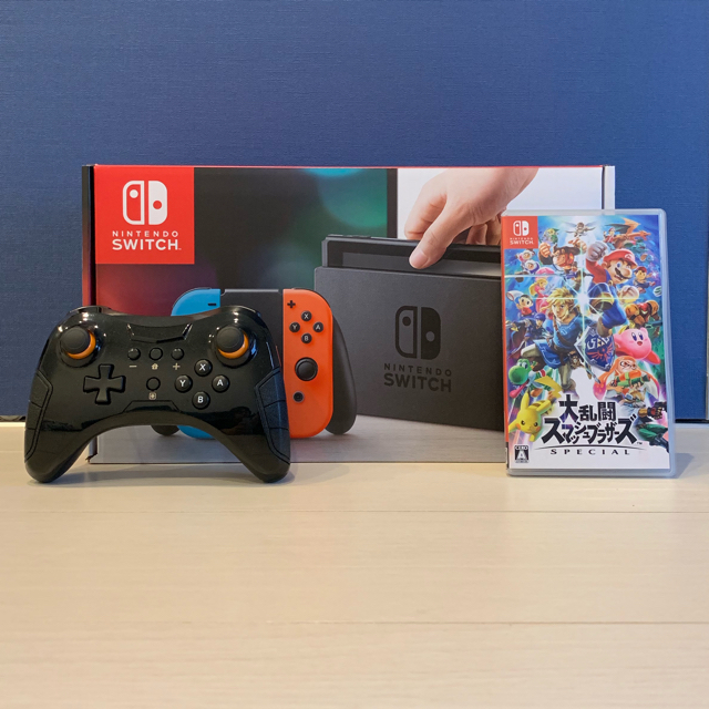 NINTENDO SWITCH 本体＋スマブラ＋コントローラセット