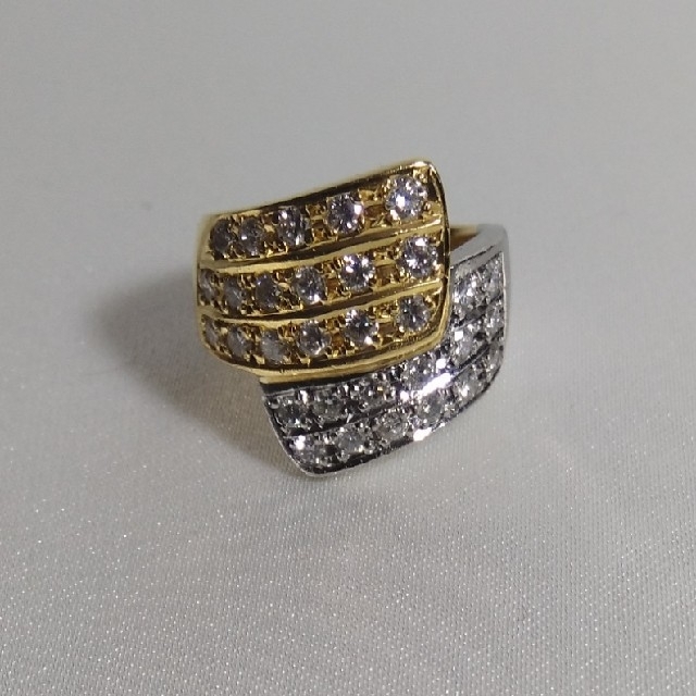 【国内在庫】 ジュエリーマキ - 幅広ダイヤモンドリング リング(指輪)