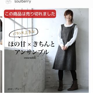 ソルベリー(Solberry)のsoulberry＊人気＊新品ワンピースブラウスセット(ひざ丈ワンピース)