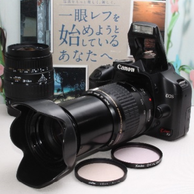 ✨もうその一瞬を逃さない✨kiss X2 ダブルレンズセット✨ ✨もうその一瞬を逃さない✨kiss X2 ダブルレンズセット✨