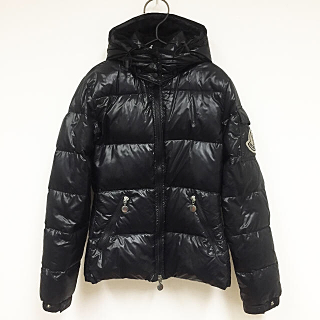 MONCLER ダウンジャケット BADIA 00 シャイニーブラックダウンジャケット