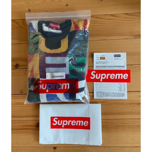 Supreme(シュプリーム)のSupreme big letters sweater XL  メンズのトップス(ニット/セーター)の商品写真