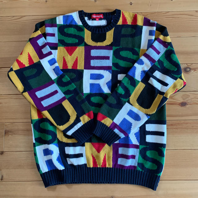 Supreme(シュプリーム)のSupreme big letters sweater XL  メンズのトップス(ニット/セーター)の商品写真