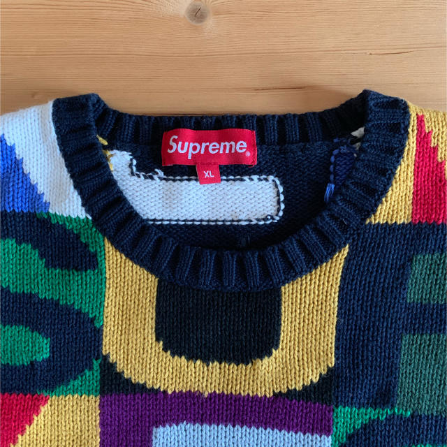 Supreme(シュプリーム)のSupreme big letters sweater XL  メンズのトップス(ニット/セーター)の商品写真