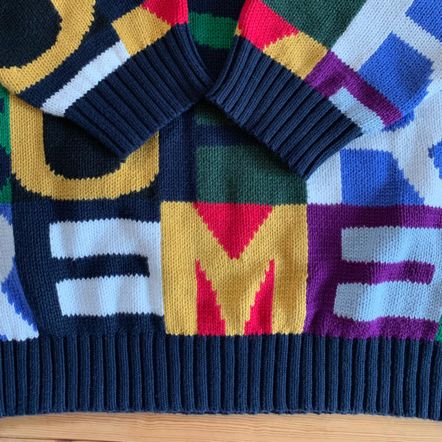 Supreme(シュプリーム)のSupreme big letters sweater XL  メンズのトップス(ニット/セーター)の商品写真