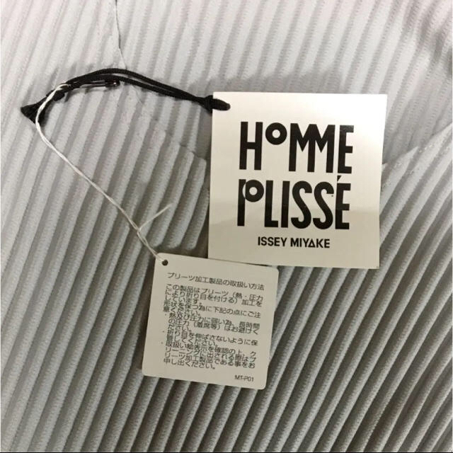 ISSEY MIYAKE(イッセイミヤケ)のHomme Plisse ISEEYMIYAKE プリーツ Tシャツ グレー メンズのトップス(Tシャツ/カットソー(半袖/袖なし))の商品写真