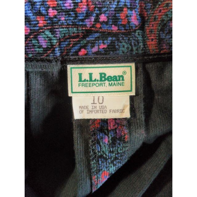 L.L.Bean(エルエルビーン)のL.L.BEAN　エルエルビーン　90ｓ　USA　コーデュロイスカート　ひざ下丈 レディースのスカート(ひざ丈スカート)の商品写真