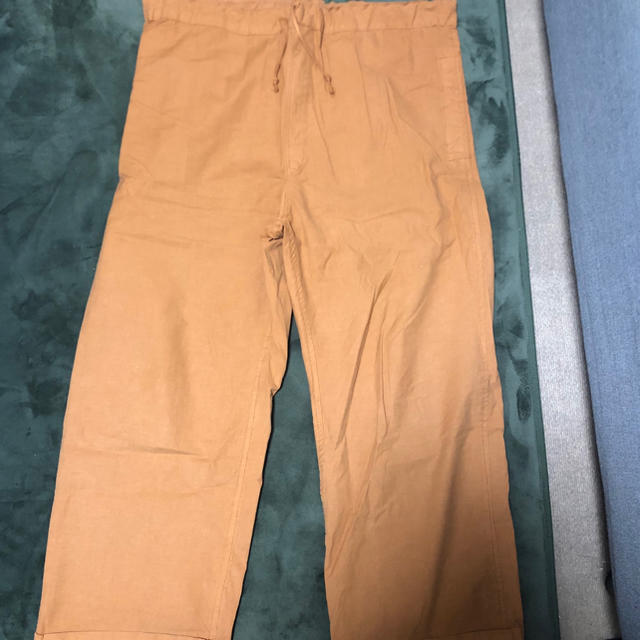 UNUSED(アンユーズド)のイタリア軍 スノーカモパンツ 1970's overdye mustard 古着 メンズのパンツ(ワークパンツ/カーゴパンツ)の商品写真