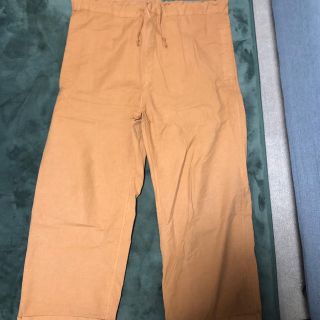 アンユーズド(UNUSED)のイタリア軍 スノーカモパンツ 1970's overdye mustard 古着(ワークパンツ/カーゴパンツ)