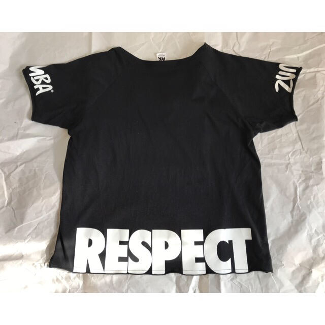 Zumba(ズンバ)の【最終価格】美品 Zumbaウェア Tシャツ M  Respect  ダンス レディースのトップス(Tシャツ(半袖/袖なし))の商品写真