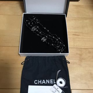 シャネル(CHANEL)のaaachaan様 お取り置き 美品 本物 CHANELパール ロングネックレス(ネックレス)