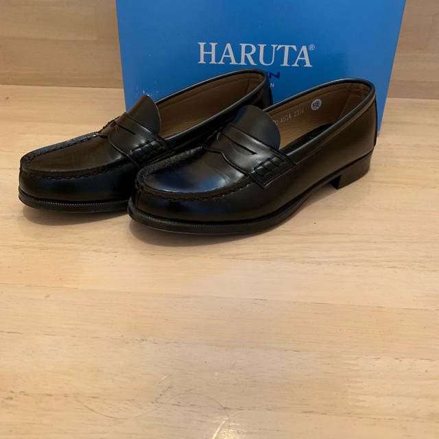 HARUTA(ハルタ)のHARUTA ローファー 黒 23.5㎝ 卒業、入学式 キッズ/ベビー/マタニティのキッズ靴/シューズ(15cm~)(ローファー)の商品写真