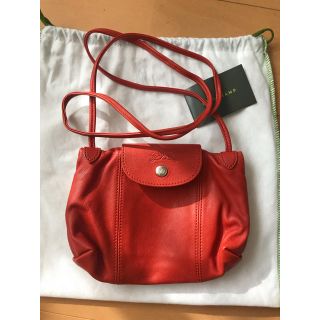 ロンシャン(LONGCHAMP)の最終即決❗️美品ロンシャンLONGCHAMPプリアージュ キュイールショルダー(ショルダーバッグ)