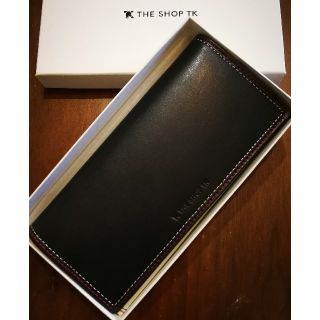 ザショップティーケー(THE SHOP TK)のTHE SHOP TK　新品　メンズ　レザーウォレット(ネイビー)(長財布)