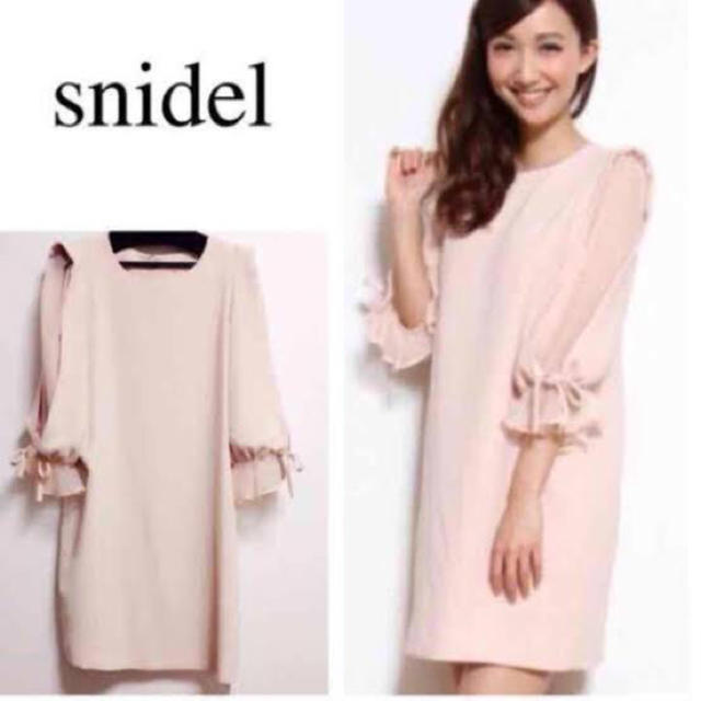 SNIDEL(スナイデル)の石原さとみ着用！snidel♡さえこさんワンピ レディースのワンピース(ひざ丈ワンピース)の商品写真