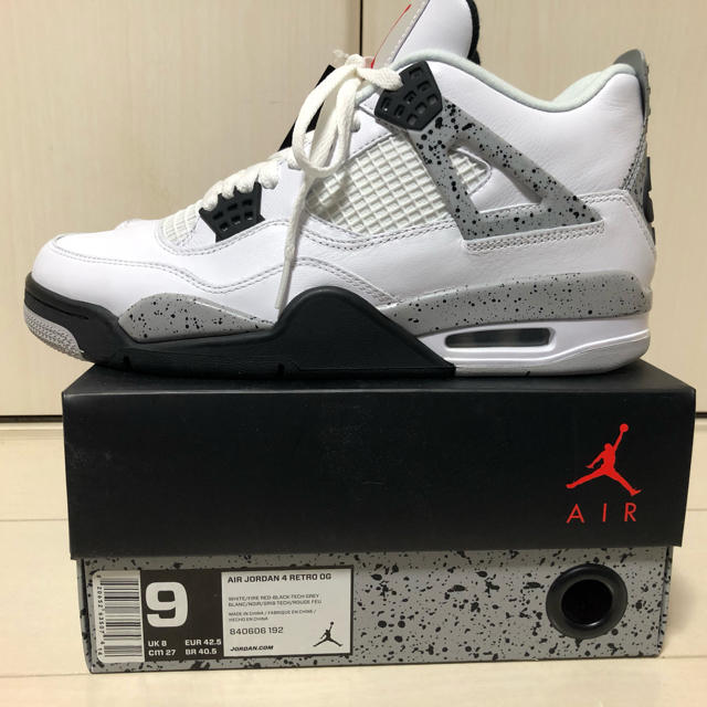 NIKE AIR JORDAN 4 RETRO OG エアジョーダン4 セメント