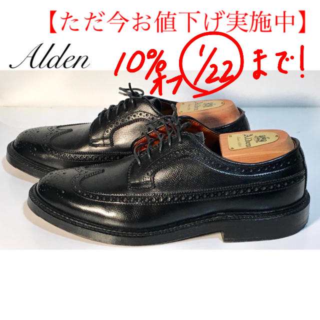 ???? ALDEN(オールデン) ロング ウイングチップ