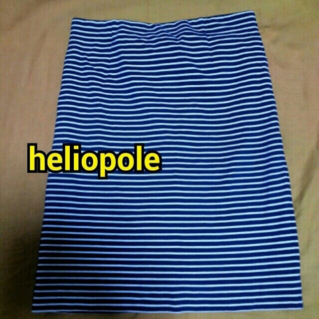 heliopole(エリオポール)のボーダータイトスカート レディースのスカート(ひざ丈スカート)の商品写真