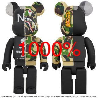 アベイシングエイプ(A BATHING APE)のBape Neighborhood BE@RBRICK 1000%(その他)