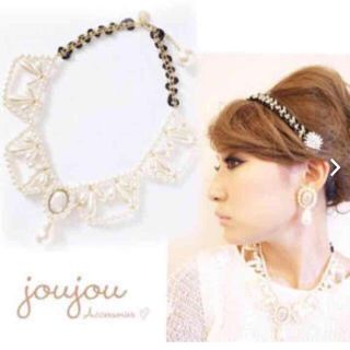 ジュジュ(joujou)のjoujou パールネックレス パールピアスセット(ネックレス)