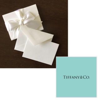 ティファニー(Tiffany & Co.)の憧れのTiffany☆New York本店より〜メッセージカード(封筒付)(ノート/メモ帳/ふせん)