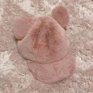 ディズニー(Disney)のディズニーリゾート❤︎ファーキャップ(キャラクターグッズ)