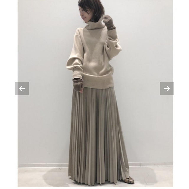 専用★アパルトモン NEW PLEATS SKIRT ベージュ