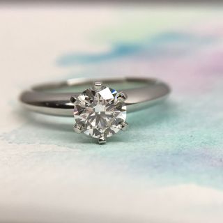 ティファニー(Tiffany & Co.)のティファニー 0.75ct 3EX IF 最高品質 ソリティア ダイヤリング(リング(指輪))