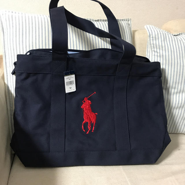 Ralph Lauren(ラルフローレン)の新品💕ラルフローレン  トートバッグ ネイビー💕 レディースのバッグ(トートバッグ)の商品写真