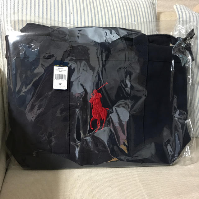 Ralph Lauren(ラルフローレン)の新品💕ラルフローレン  トートバッグ ネイビー💕 レディースのバッグ(トートバッグ)の商品写真