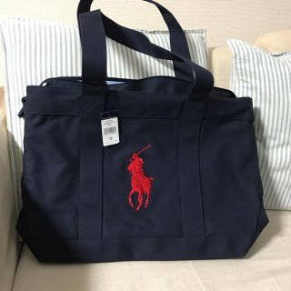 ラルフローレン(Ralph Lauren)の新品💕ラルフローレン  トートバッグ ネイビー💕(トートバッグ)