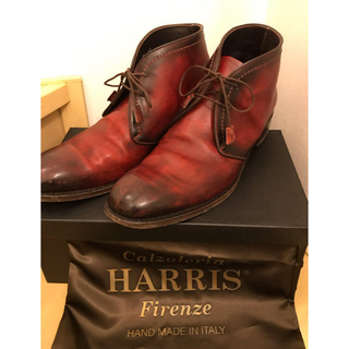 ハリス(Harriss)の【美品】箱・専用靴袋付 HARRIS ブーツ(ブーツ)