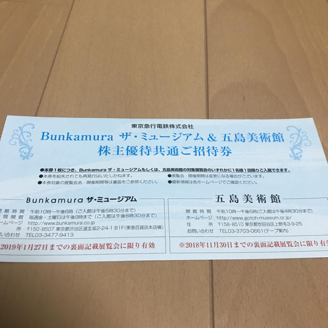 Bunkamura ロマンティックロシア展  チケットの施設利用券(美術館/博物館)の商品写真