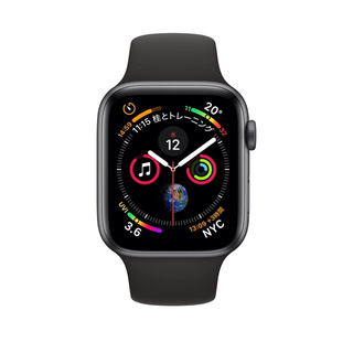 アップルウォッチ(Apple Watch)のApple Watch series4 40mm GPS スペースグレイ(腕時計(デジタル))