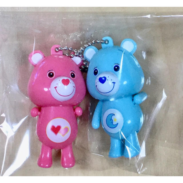 CareBears - ケアベア☆希少☆新品☆プラプラキーチェーン☆2体セット