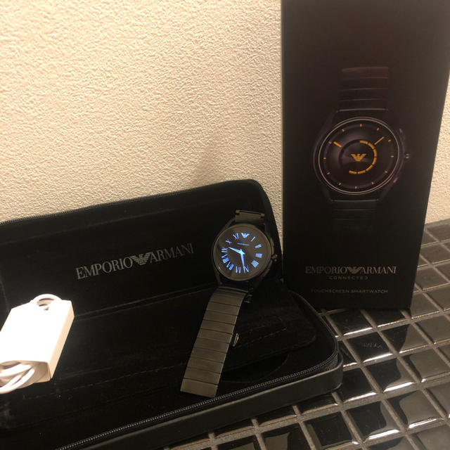 Emporio Armani(エンポリオアルマーニ)のEMPORIO ARMANI スマートウォッチ メンズの時計(腕時計(デジタル))の商品写真