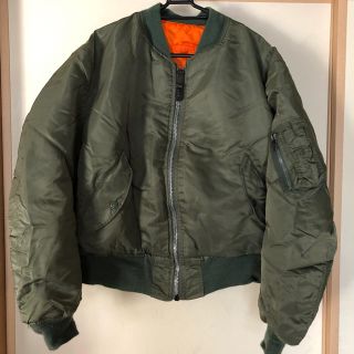 アルファインダストリーズ(ALPHA INDUSTRIES)のヴィンテージ MA-1 アルファ ALPHA XL made in USA(フライトジャケット)