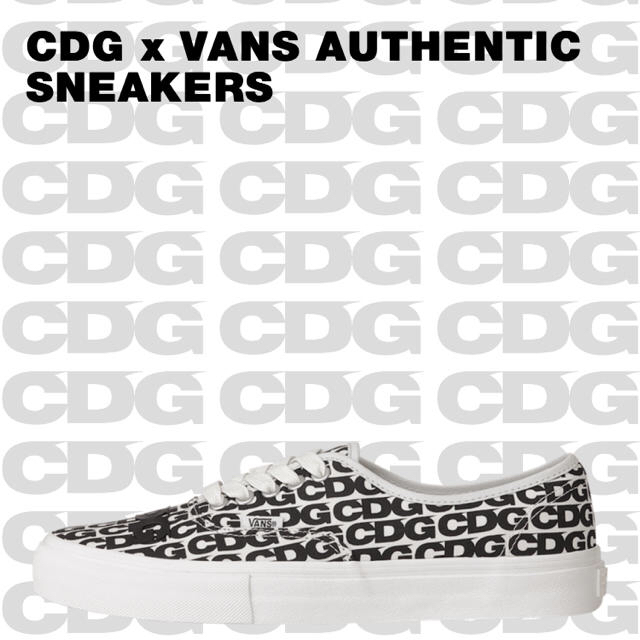 COMME des GARCONS(コムデギャルソン)の27.5cm vans cdg sneaker authentic white メンズの靴/シューズ(スニーカー)の商品写真