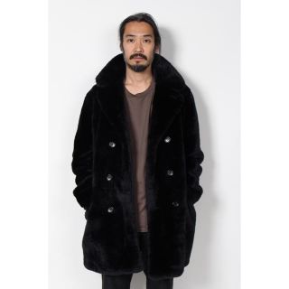 WACKOMARIA FUR DOUBLE BREASTED COAT 18FW