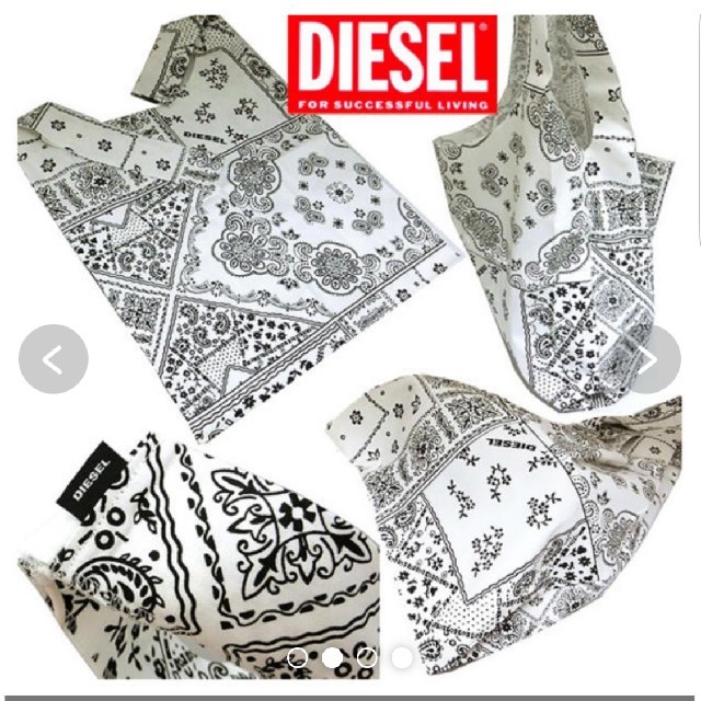 DIESEL(ディーゼル)の【新品・未使用・未開封・非売品】DIESEL ディーゼル大判エコバッグ 男女兼用 レディースのバッグ(エコバッグ)の商品写真